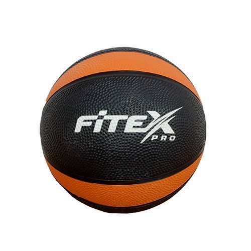 Медбол 1 кг черный с оранжевым Fitex FTX-1212-1kg Медбол 1 кг черный с оранжевым Fitex FTX-1212-1kg