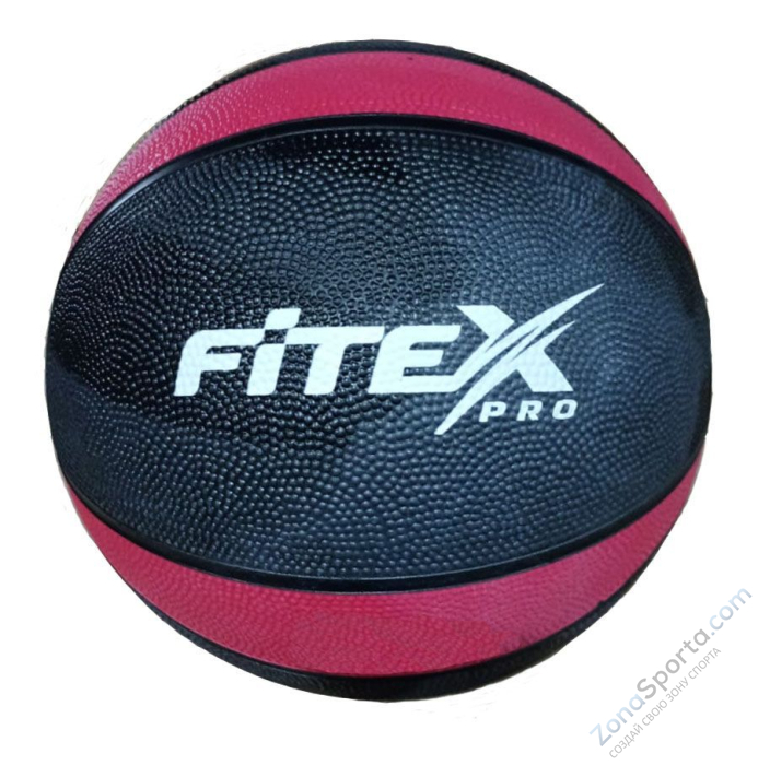 Медбол 5 кг черный с красным Fitex FTX-1212-5kg Медбол 5 кг черный с красным Fitex FTX-1212-5kg