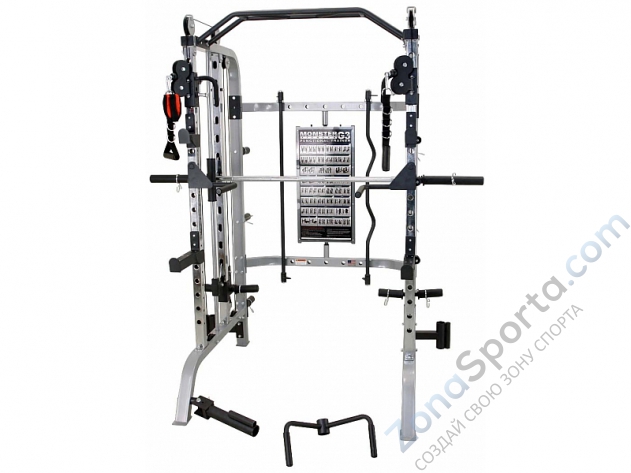 Тренажер Многофункциональный силовой комплекс на свободных весах Force USA MON-G3 Тренажер Многофункциональный силовой комплекс на свободных весах Force USA MON-G3
