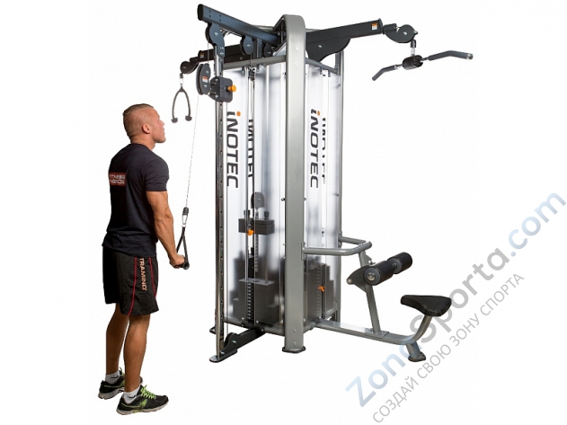 Тренажер 4-х сторонний силовой комплекс с защитными кожухами Inotec