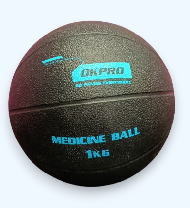 Мяч медицинский 1 кг обрезиненный OKPRO Мяч медицинский 1 кг обрезиненный OKPRO