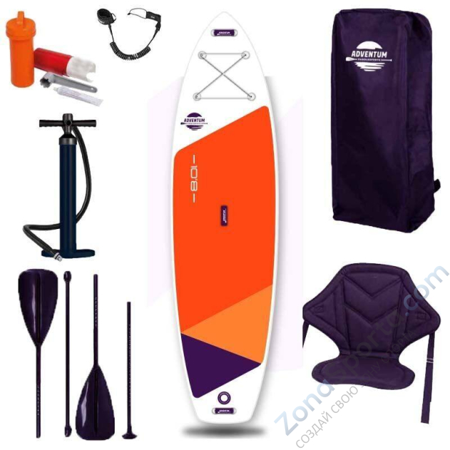 Надувная sup доска Adventum 10'8 Orange Надувная sup доска Adventum 10'8 Orange