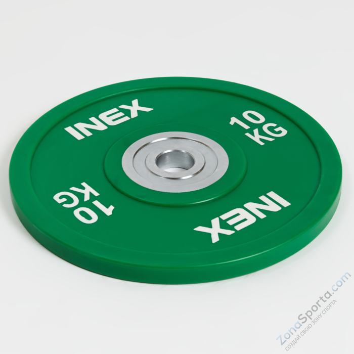 Олимпийский диск в уретане INEX PU Bumper Plate 10 кг