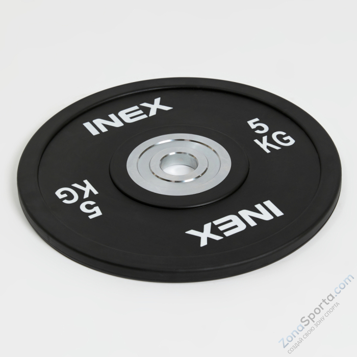 Олимпийский диск в уретане INEX PU Bumper Plate 5 кг Олимпийский диск в уретане INEX PU Bumper Plate 5 кг