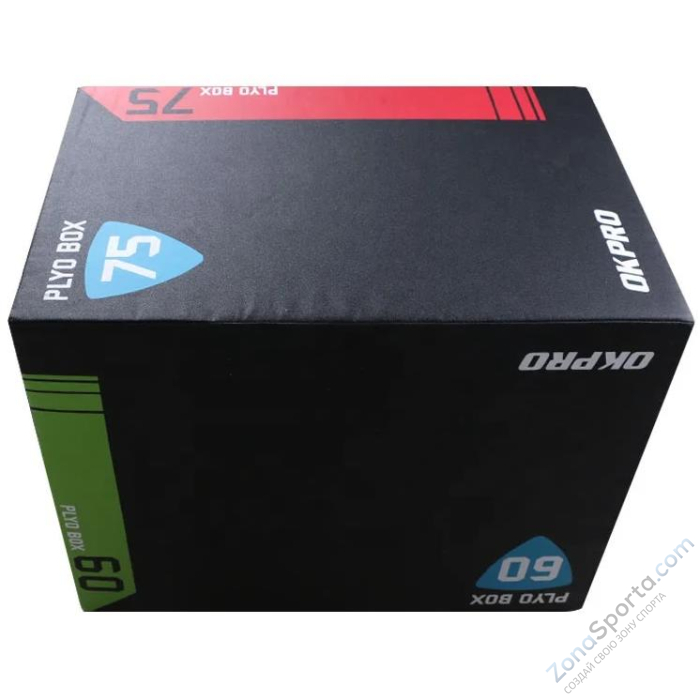 Плиометрический бокс 3 в 1 OKPRO ОК0049E-1 Плиометрический бокс 3 в 1 OKPRO ОК0049E-1