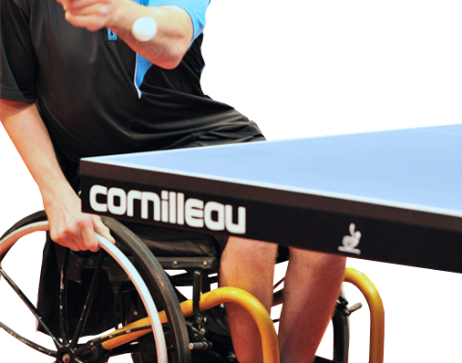Профессиональный теннисный стол Cornilleau Competition 740 W, ITTF (синий) Профессиональный теннисный стол Cornilleau Competition 740 W, ITTF (синий)