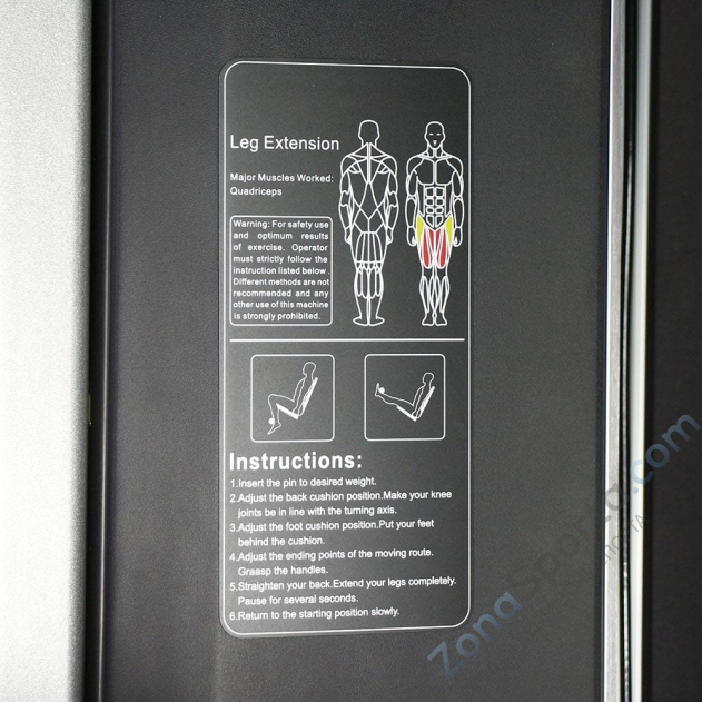 Разгибание ног Protrain 61A24-80 Разгибание ног Protrain 61A24-80