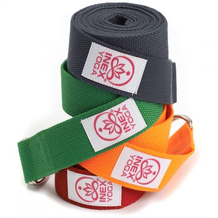 Ремень для йоги INEX Stretch Strap 240 см, голубой Ремень для йоги INEX Stretch Strap 240 см, голубой