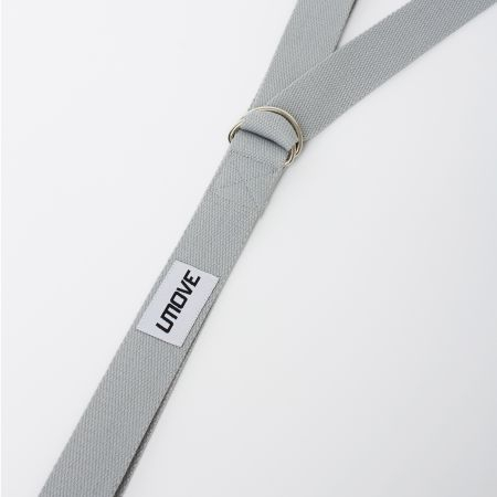 Ремень для йоги Umove Yoga Stretching Strap 240 см, светло-серый Ремень для йоги Umove Yoga Stretching Strap 240 см, светло-серый