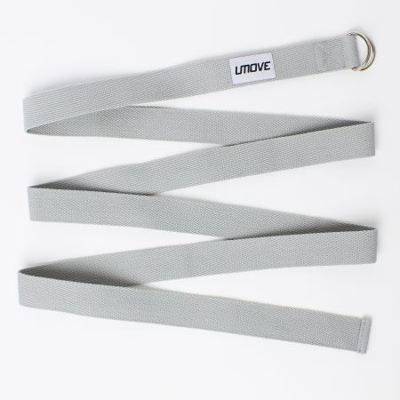 Ремень для йоги Umove Yoga Stretching Strap 240 см, светло-серый Ремень для йоги Umove Yoga Stretching Strap 240 см, светло-серый