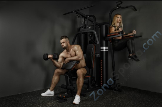 Силовая станция трехпозиционная Altezani Gym 001 Силовая станция трехпозиционная Altezani Gym 001