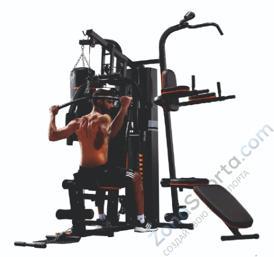 Силовая станция трехпозиционная Altezani Gym 001 Силовая станция трехпозиционная Altezani Gym 001