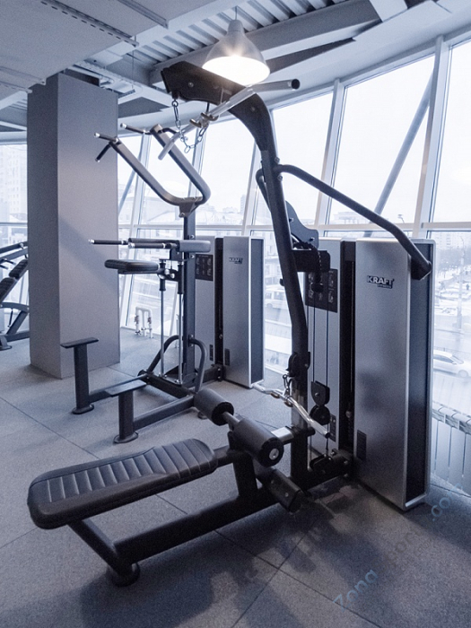 Силовой тренажер Тяга сверху/гребля сидя Kraft Fitness KFDXPSR Силовой тренажер Тяга сверху/гребля сидя Kraft Fitness KFDXPSR