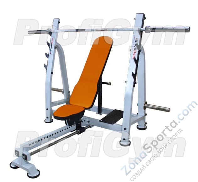 Скамья для жима универсальная 0-90 градусов ProfiGym СК-0022-H Скамья для жима универсальная 0-90 градусов ProfiGym СК-0022-H