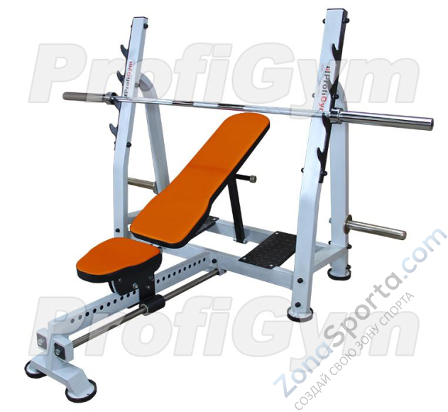 Скамья для жима универсальная 0-90 градусов ProfiGym СК-0022-H Скамья для жима универсальная 0-90 градусов ProfiGym СК-0022-H
