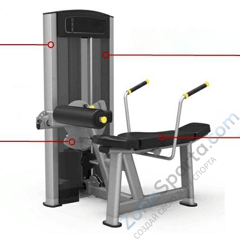 Скручивания из положения лежа Protrain 61A18A-70 Скручивания из положения лежа Protrain 61A18A-70