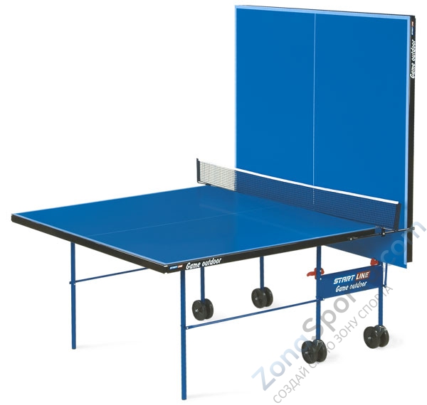 Всепогодный теннисный стол Start Line Game Outdoor с сеткой синий Всепогодный теннисный стол Start Line Game Outdoor с сеткой синий