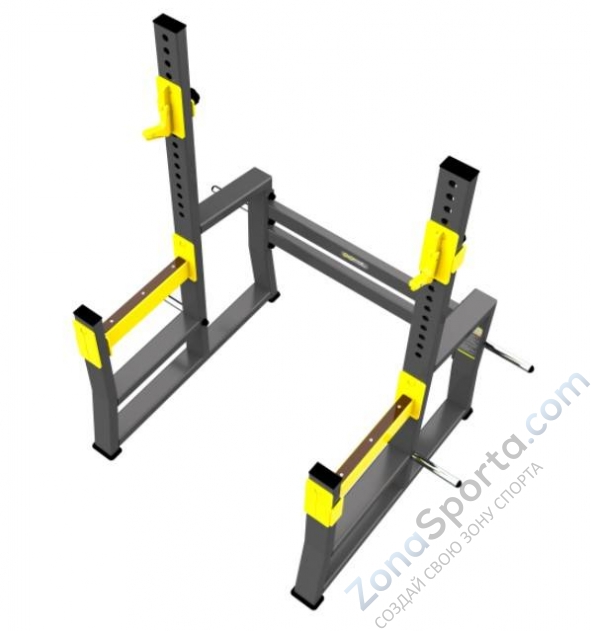 Стойка для приседания и жима с ограничителями (Squat Rack) A-3150 Стойка для приседания и жима с ограничителями (Squat Rack) A-3150