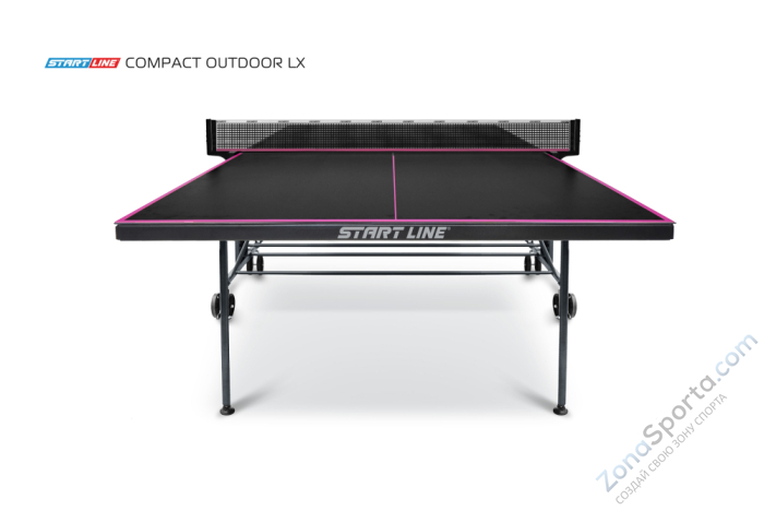 Стол теннисный Start Line Compact-2 LX Всепогодный Black Стол теннисный Start Line Compact-2 LX Всепогодный Black