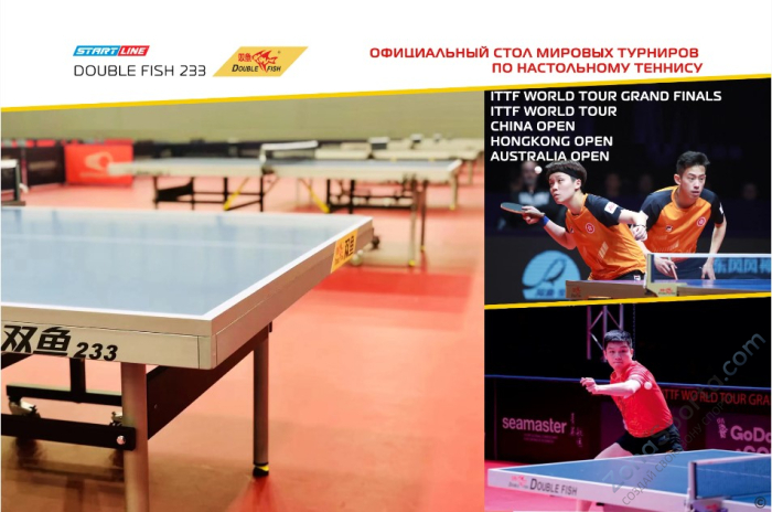Стол теннисный Double Fish 233 синий Стол теннисный Double Fish 233 синий