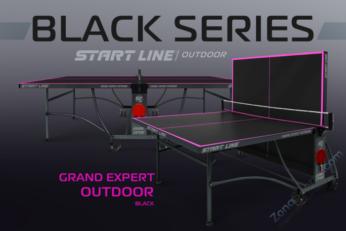 Стол теннисный Grand Expert 6 Всепогодный Black Стол теннисный Grand Expert 6 Всепогодный Black