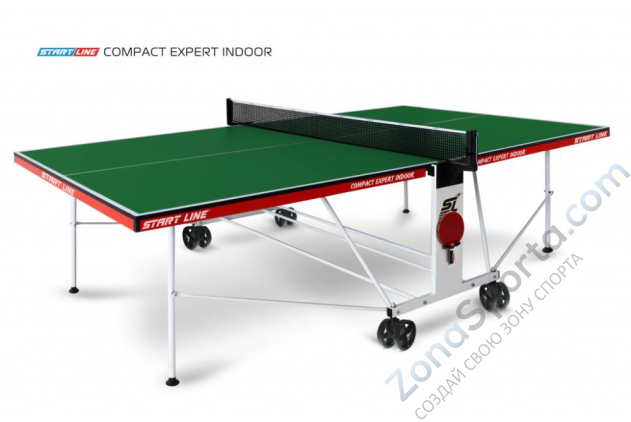 Теннисный стол Start Line Compact Expert Indoor green