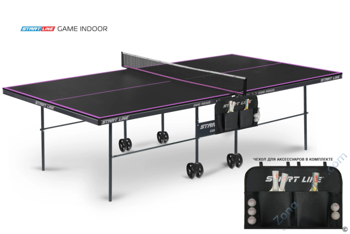 Теннисный стол Start Line Game Indoor с сеткой Black Теннисный стол Start Line Game Indoor с сеткой Black