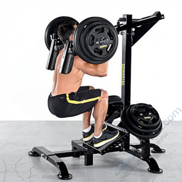 Тренажер для приседаний Powertec TM Squat Calf L-SC13 Тренажер для приседаний Powertec TM Squat Calf L-SC13