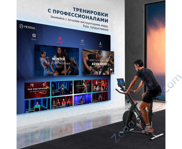 Велотренажер Yesoul BS3-W Pro Plus Велотренажер Yesoul BS3-W Pro Plus