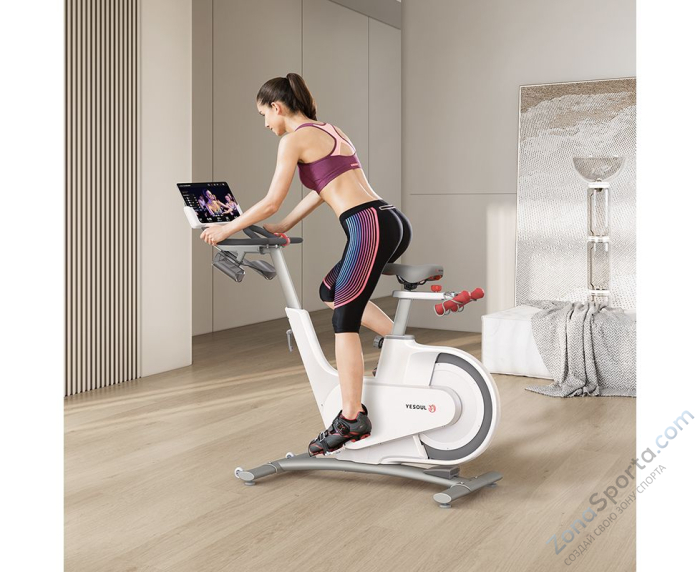 Велотренажер Yesoul Smart Spinning bike V1 белый Велотренажер Yesoul Smart Spinning bike V1 белый