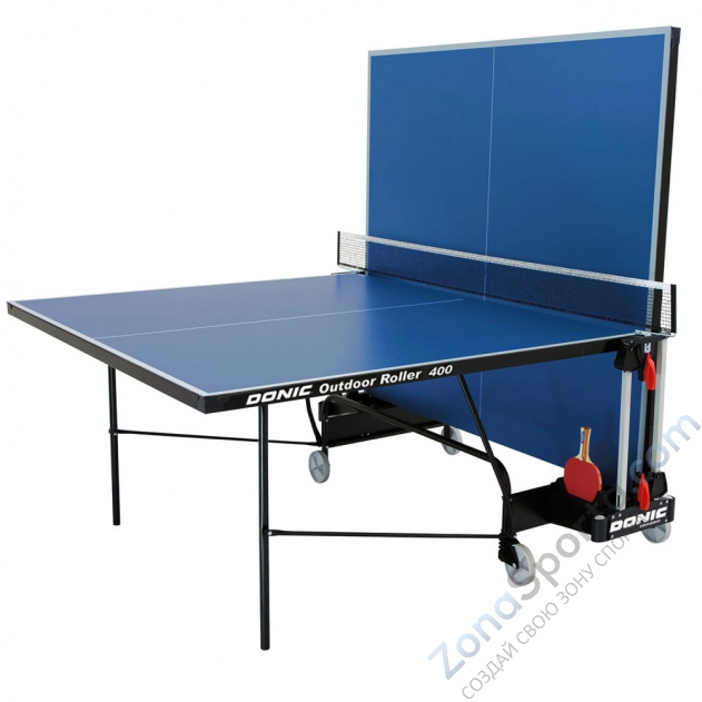 Теннисный стол DONIC Outdoor Roller 400 Blue Теннисный стол DONIC Outdoor Roller 400 Blue
