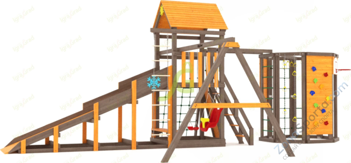 Всесезонная площадка IgraGrad С Gride с WorkOut SF1 Всесезонная площадка IgraGrad С Gride с WorkOut SF1