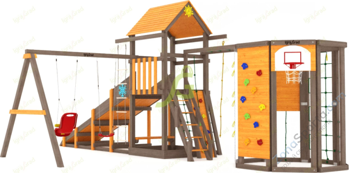 Всесезонная площадка IgraGrad С Gride с WorkOut SF1 Всесезонная площадка IgraGrad С Gride с WorkOut SF1