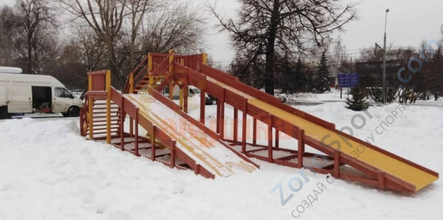 Зимняя горка Савушка Зима 7