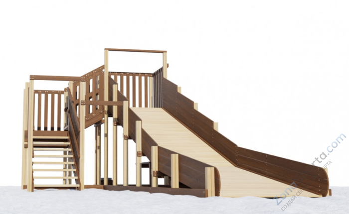 Зимняя горка Snow Crystal 1 Зимняя горка Snow Crystal 1