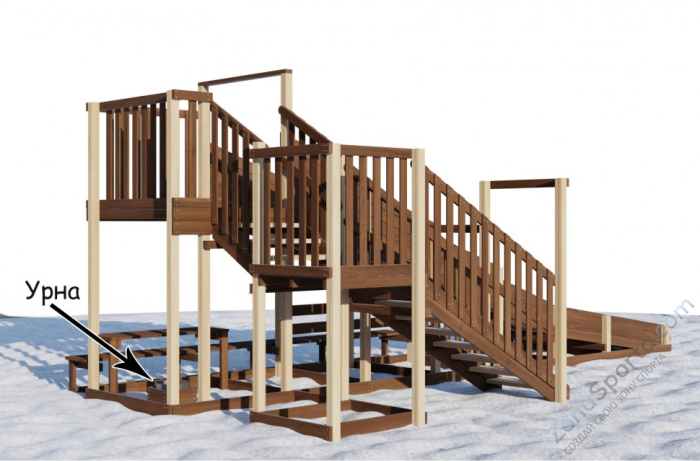 Зимняя горка Snow Crystal 1 Зимняя горка Snow Crystal 1