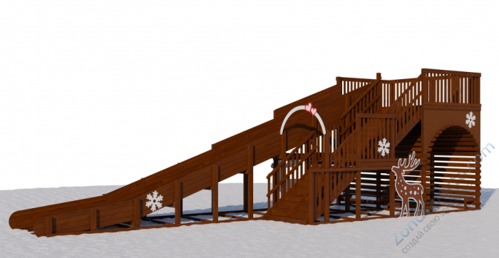 Зимняя горка Эверест Зимняя горка Эверест