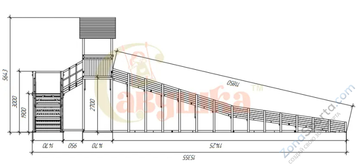 Зимняя горка Савушка Зима 10 Зимняя горка Савушка Зима 10