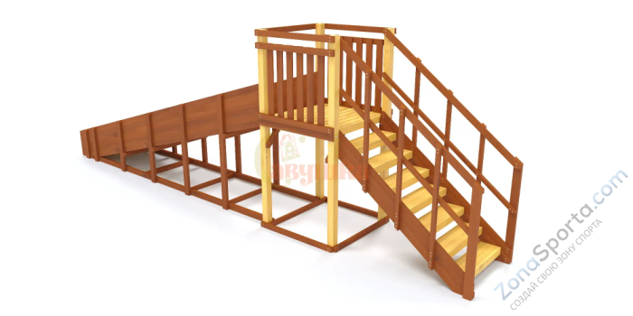 Зимняя горка Савушка Зима 2 (скат 5 метров)