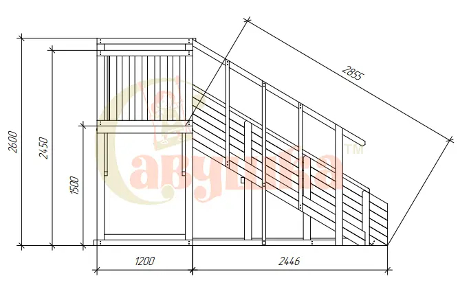 Зимняя горка Савушка Зима 4 Зимняя горка Савушка Зима 4