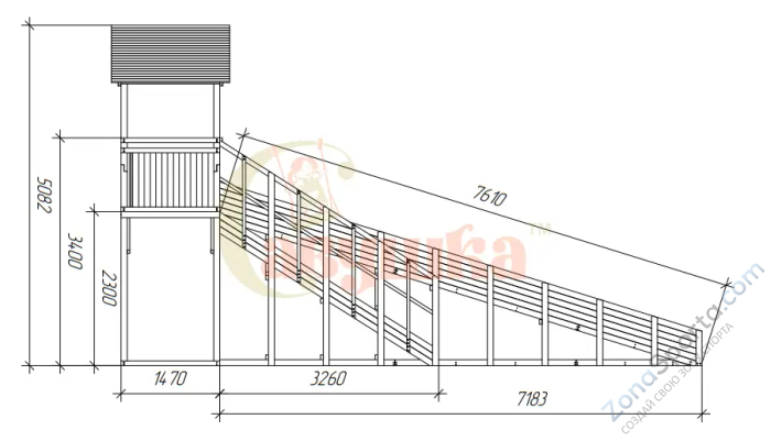 Зимняя горка Савушка Зима 6/1 Зимняя горка Савушка Зима 6/1