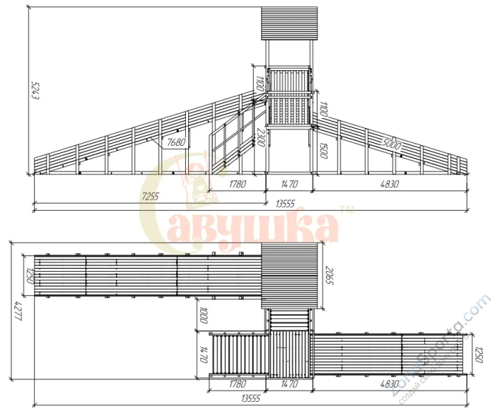 Зимняя горка Савушка Зима 7/3 Зимняя горка Савушка Зима 7/3