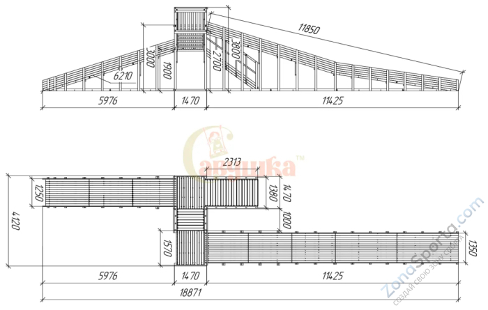 Зимняя горка Савушка Зима 9/1 Зимняя горка Савушка Зима 9/1