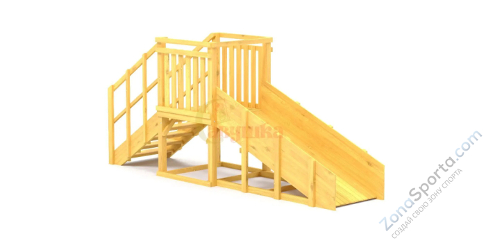 Зимняя горка Савушка Зима Wood-1 Зимняя горка Савушка Зима Wood-1