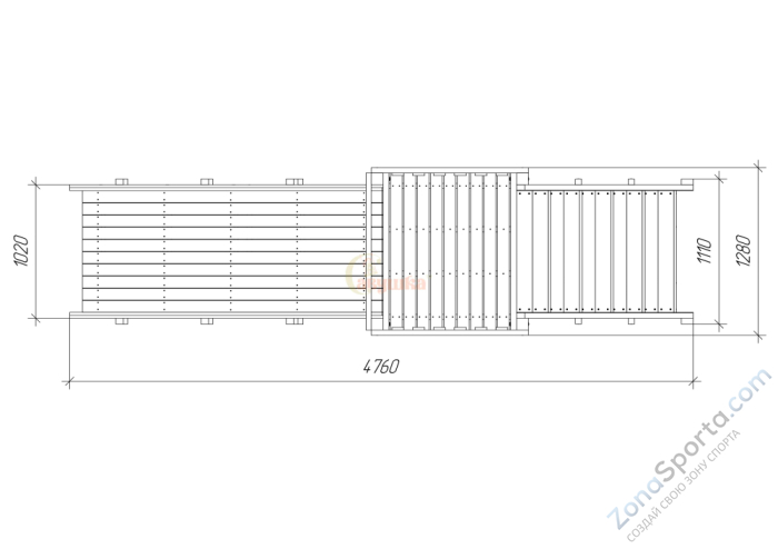 Зимняя горка Савушка Зима Wood-1 Зимняя горка Савушка Зима Wood-1
