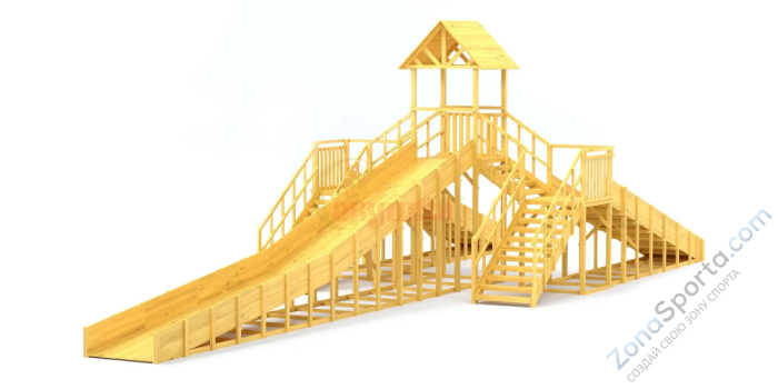 Зимняя горка Савушка Зима Wood 11 Зимняя горка Савушка Зима Wood 11