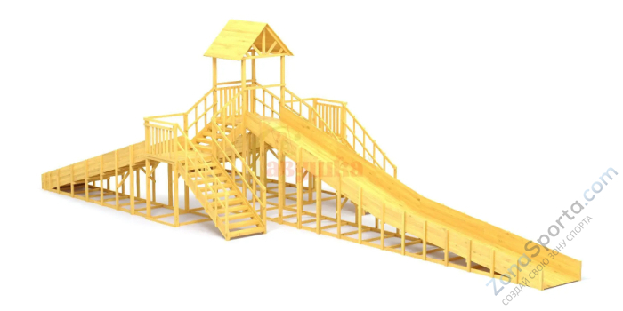 Зимняя горка Савушка Зима Wood 11 Зимняя горка Савушка Зима Wood 11