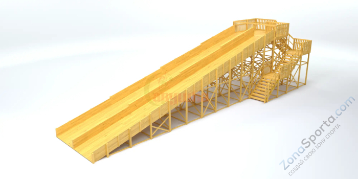 Зимняя горка Савушка Зима Wood-12 Зимняя горка Савушка Зима Wood-12