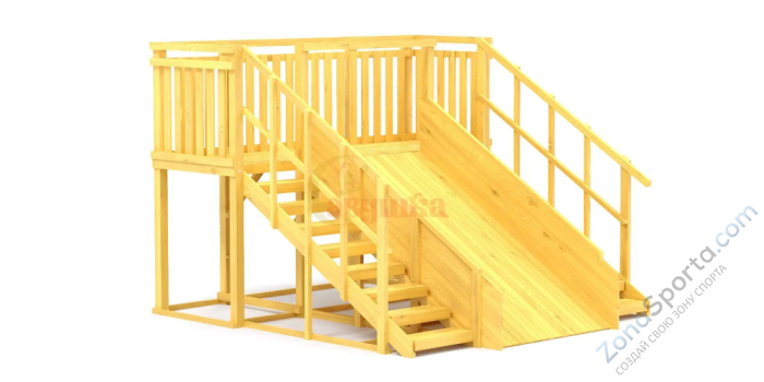 Зимняя горка Савушка Зима Wood-4 Зимняя горка Савушка Зима Wood-4