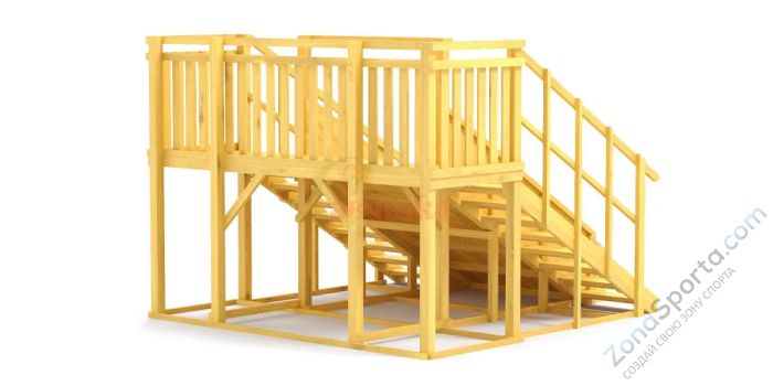 Зимняя горка Савушка Зима Wood-4 Зимняя горка Савушка Зима Wood-4